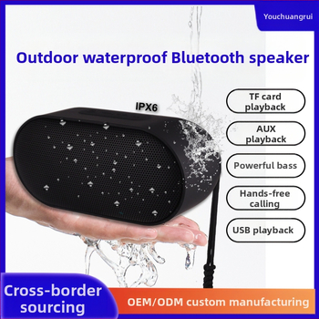 Piiriülene uus kõlar Bluetooth-ühendusega U-ketta mälukaardiga mini-audio kaasaskantav veekindel välistingimustes kasutatav Bluetooth-kõlar