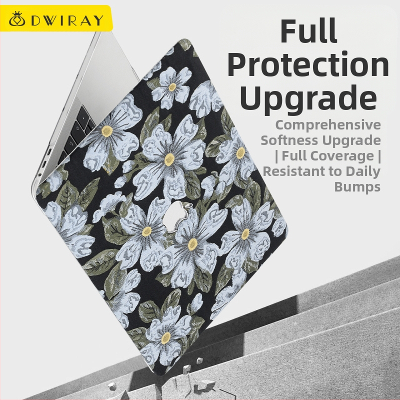 Naujo stiliaus „Guofeng“ siuvinėtas „Apple“ kompiuterio apsauginis dėklas, tinkantis „Macbook“ apsauginiam dėklui, nešiojamojo kompiuterio „Pro“ apsauginiam dėklui