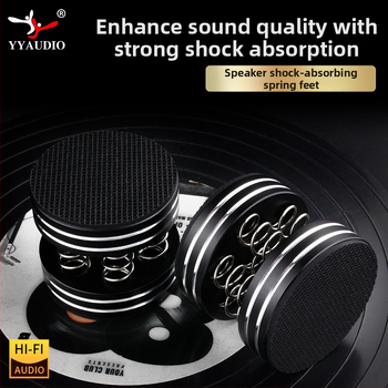 HIFI palaviku helivõimendi kõlar vedru amortisaator jalaküün CD sapi masin alumiiniumsulamist amortisaator jalapadi libisemiskindel padi