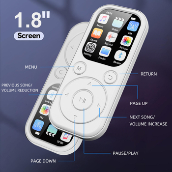 [Tarpvalstybinis leidimas] Gamyklinis didmeninis MP3/MP4 muzikos grotuvas Elektroninis radijas 2 colių HD ekranas Walkman