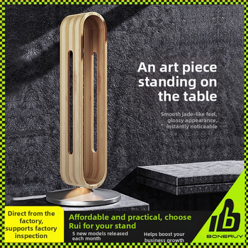 Boneruy kõrvaklappide alus alumiiniumsulamist lauaarvuti bambusest silikoonist kunsti hoiustamisrest mängukõrvaklappide alus