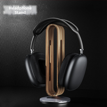 Boneruy kõrvaklappide alus alumiiniumsulamist lauaarvuti bambusest silikoonist kunsti hoiustamisrest mängukõrvaklappide alus