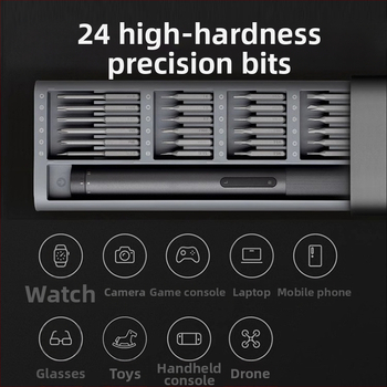 Комплект електрически отвертки Xiaomi Mijia, многофункционален преносим инструмент за разглобяване на домашен телефон, лаптоп