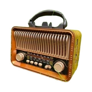 Piiriülene 2025. aasta uus täisribaline retro-stereoraadio toetab Card U Disk Bluetooth-kõlarit