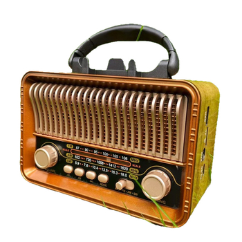 Piiriülene 2025. aasta uus täisribaline retro-stereoraadio toetab Card U Disk Bluetooth-kõlarit