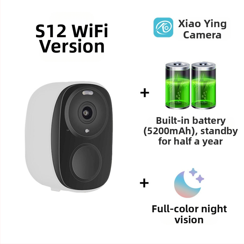 Határokon átnyúló, népszerű, alacsony fogyasztású akkumulátoros kamera beltéri vezeték nélküli, dugaszolható, teljes színű éjjellátó, nagy felbontású megfigyelőkamera