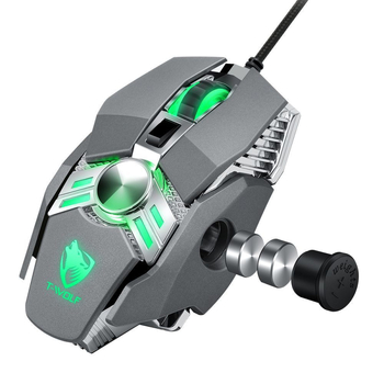 Lei Lang V10 E-sporto žaidimų pelė stacionarus kompiuteris internetas kava vištienos valgymas makro programavimas 6D šviečianti elektrinė pelė laidinė USB