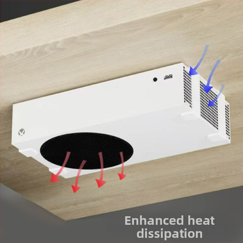 Laua alla riputatav kaheotstarbeline riputusraam Xbox Series S mängude tarvikute hoiustamise käepidemega