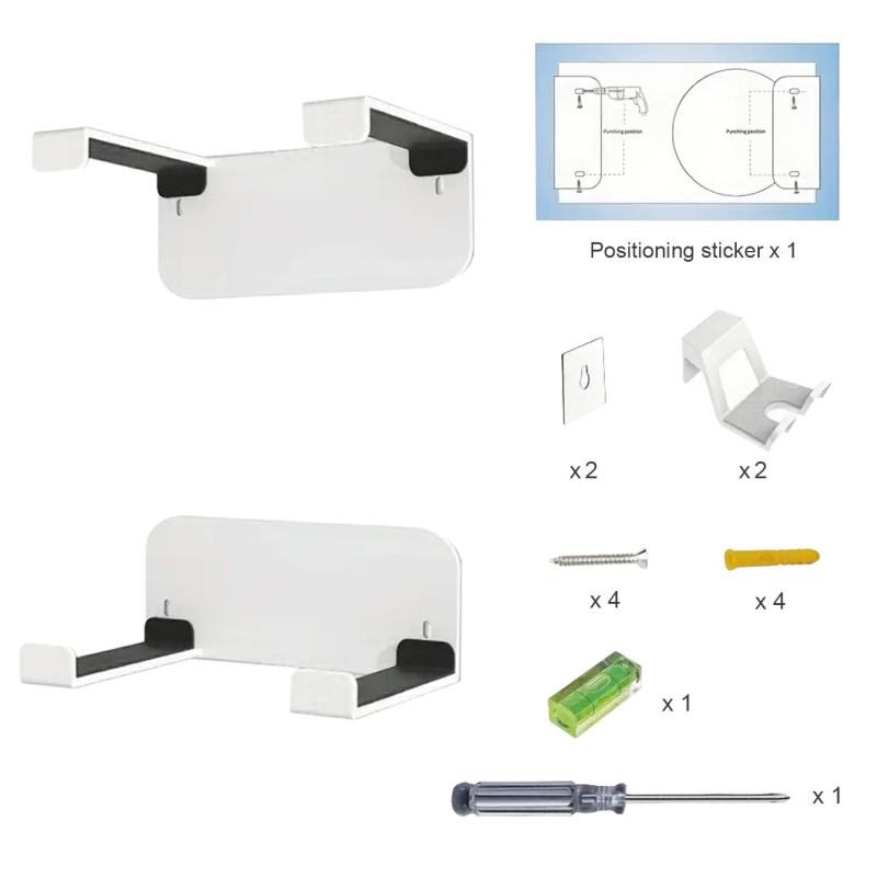 Laua alla riputatav kaheotstarbeline riputusraam Xbox Series S mängude tarvikute hoiustamise käepidemega