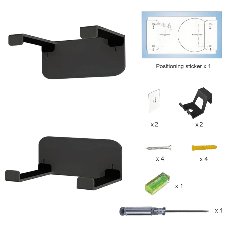 Laua alla riputatav kaheotstarbeline riputusraam Xbox Series S mängude tarvikute hoiustamise käepidemega