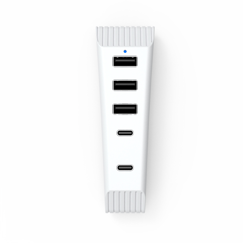 Alkalmas PS5 Slim Host Hub nagysebességű átviteli bővítőhöz, PS5Slim Host 5 az 1-ben Hub átalakítóhoz