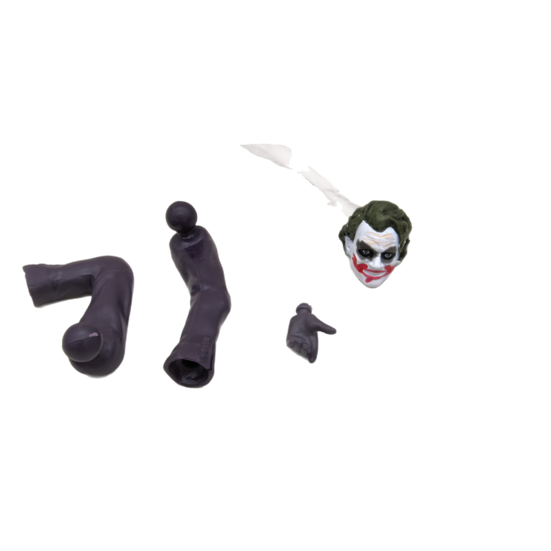 Piiriülese kangelase seeria kloun, teisaldatav nukk, käsitsi valmistatud mudelkaunistused, vahetatavad aksessuaarid, videomängu linnakujude hulgimüük