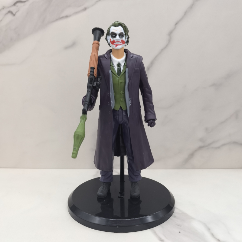 Piiriülese kangelase seeria kloun, teisaldatav nukk, käsitsi valmistatud mudelkaunistused, vahetatavad aksessuaarid, videomängu linnakujude hulgimüük