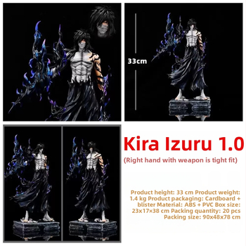 CHENG Θάνατος Χωρίς Φεγγάρι Πρώτος Φρουρός Μαύρος Saki Πρώτος Φρουρός Άγαλμα Δεύτερης Διάστασης Κινούμενα Σχέδια Χειροποίητα Μοντέλα Διακοσμητικά Χονδρική