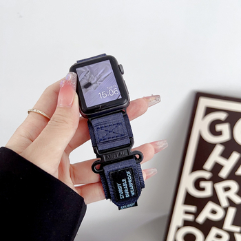 Подходящ за Apple 5678910 Generation Adjustable Wrist Band Ultra49mm Revision Alpine Nylon Strap