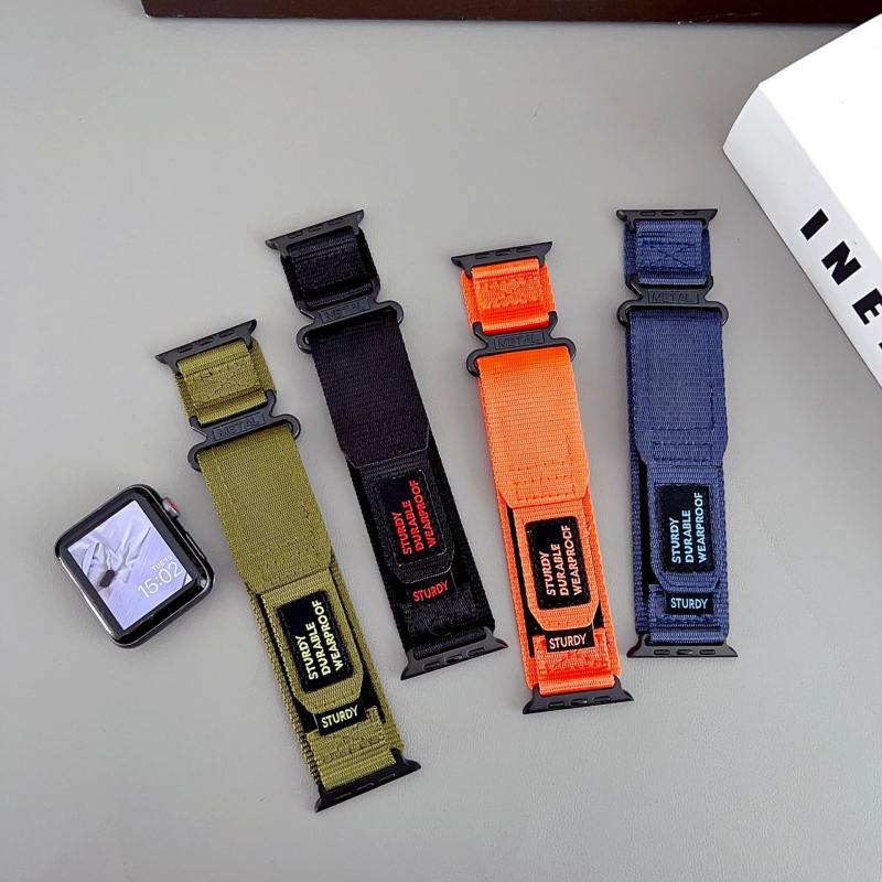 Sobib Apple 5678910 põlvkonna reguleeritava randmerihmaga, Ultra49mm Revision Alpine nailonrihm