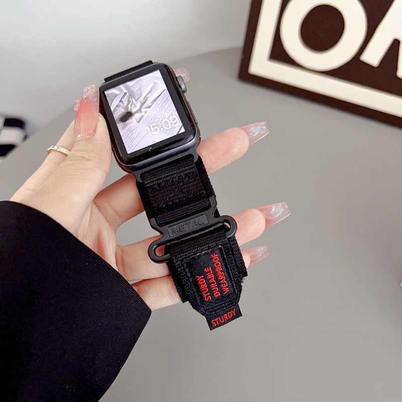 Sobib Apple 5678910 põlvkonna reguleeritava randmerihmaga, Ultra49mm Revision Alpine nailonrihm