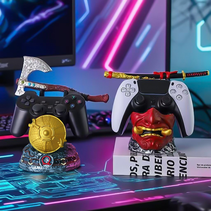 Ghostface Warrior Sword fogantyútartó PS5/PS4/Xbox játékfogantyú semleges tartó high-end asztali dísz