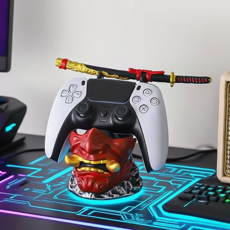 Ghostface Warrior Sword fogantyútartó PS5/PS4/Xbox játékfogantyú semleges tartó high-end asztali dísz