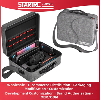 Sobib Switch2 kosmeetikakotile, multifunktsionaalsele mängukontrolleri kaitsekotile, Nintendo mängukonsooli kõva kestaga õlakottile