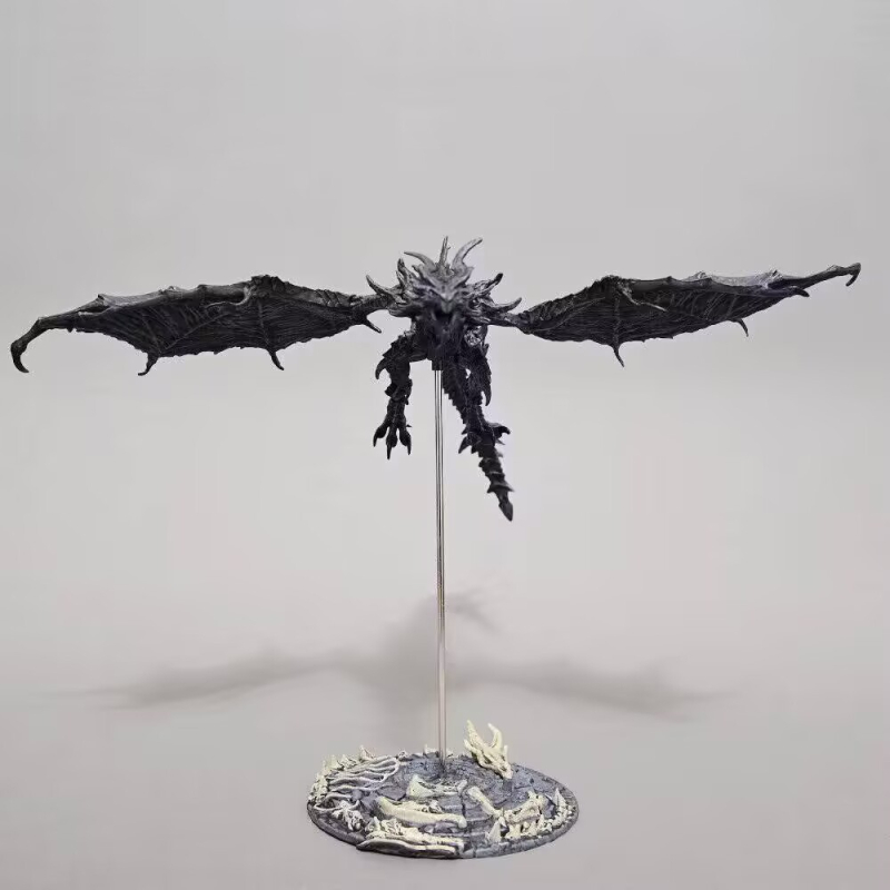 Vérben született figura, gótikus vadász varjú, régi vadász modell, mozgatható játékdísz