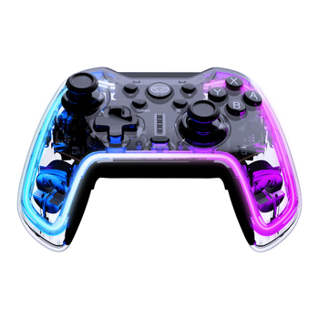 Switchi mängupult neoon RGB värviline helendav Switch Pro juhtmevaba mängupult 6-teljeline kehatunnetus