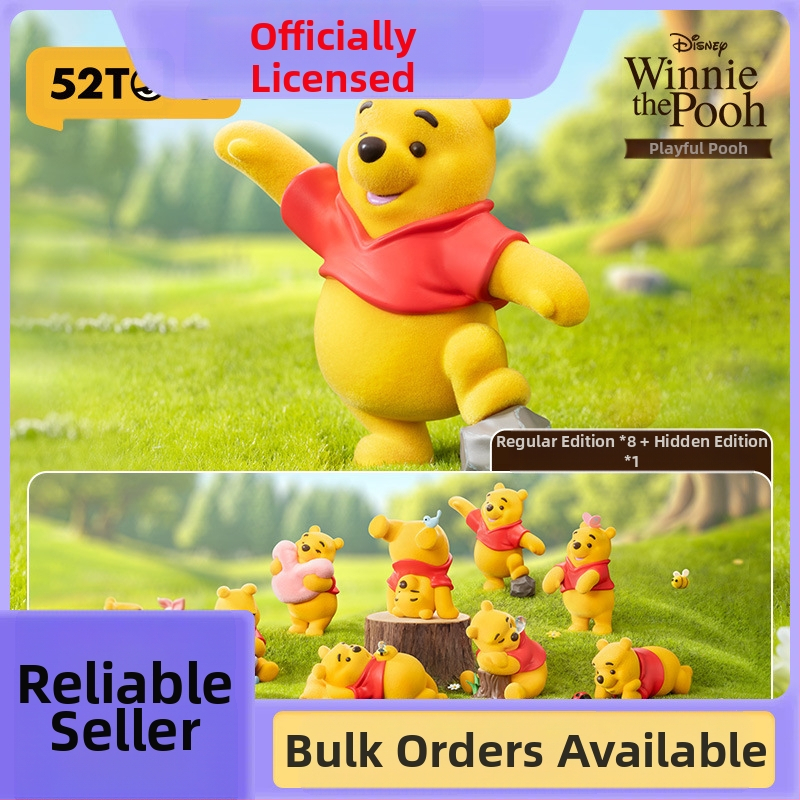 52TOYS Disney muretu Karupoeg Puhhi seeria pimedad käeshoitavad moemänguasjad, kinkekaunistused