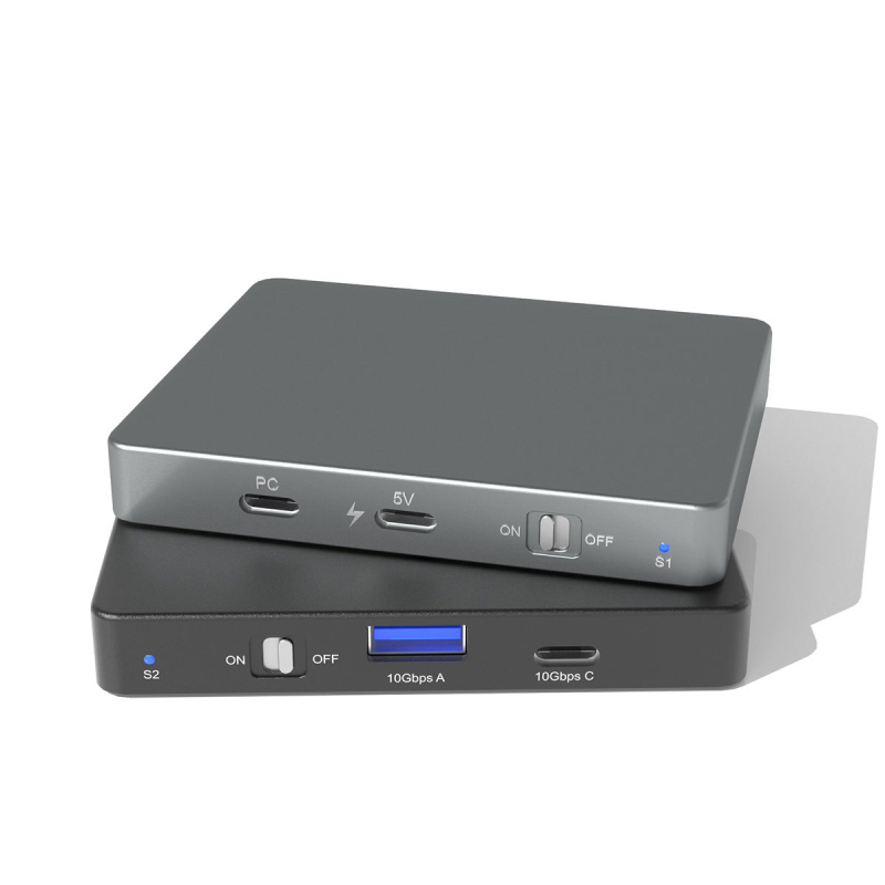 Jauns divu disku M.2 cietvielu nvme cietais disks mobilais cietais disks kaste ar M.2 uz USB/Typec ārējo cieto disku kaste