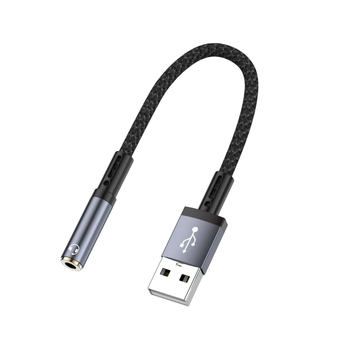 3,5 mm į USB kompiuterio nešiojamojo kompiuterio sąsaja ausinių mikrofono garso adapteris skaitmeninis adapteris kabelio adapteris
