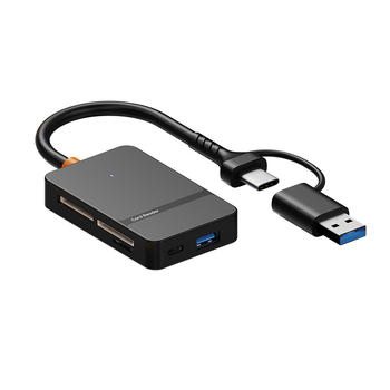 Uus USB3.0/TYPE-C kaks-ühes SD/TF/CF/MS neljakaardilugeja – multifunktsionaalne kiire kaardilugeja