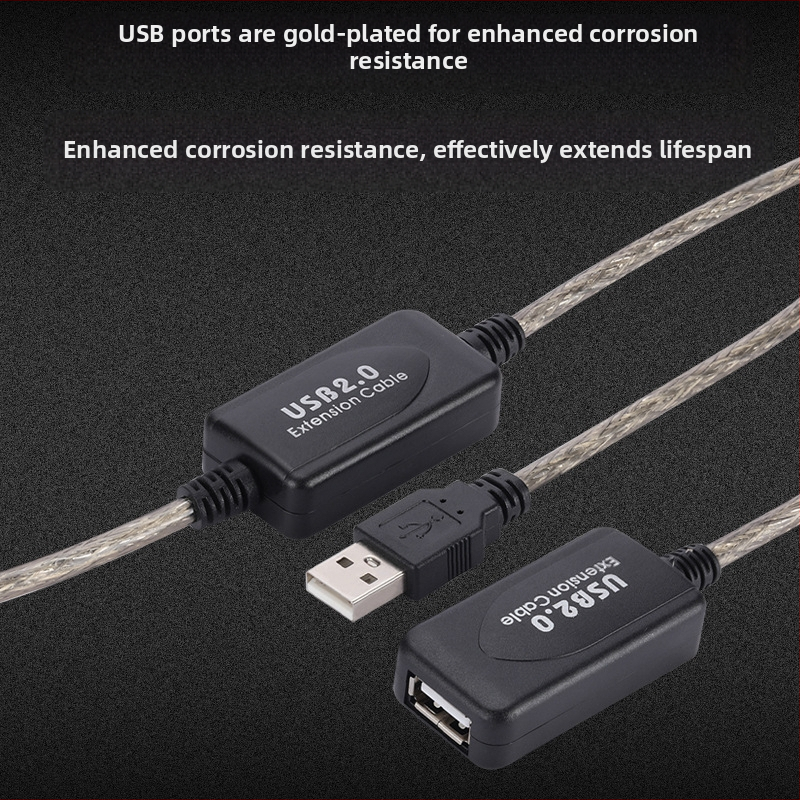 USB2.0 удължителен кабел 5 метра 10 метра 15 метра USB мъжки към женски усилвател на сигнал безжична мрежова карта данни удължителен кабел