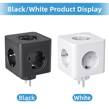 Euroopa Rubiku kuubiku viieasendiline seinakontakt Amazoni piiriülene e-kaubandus Euroopa adapter ühe pöördega mitmeotstarbeline suure võimsusega