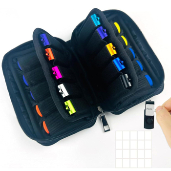 Διασυνοριακή τσάντα αποθήκευσης U δίσκου U, ηλεκτρονική τραπεζική, φορητή τσάντα φινιρίσματος K Treasure, μεγάλης χωρητικότητας, προστατευτική θήκη USB