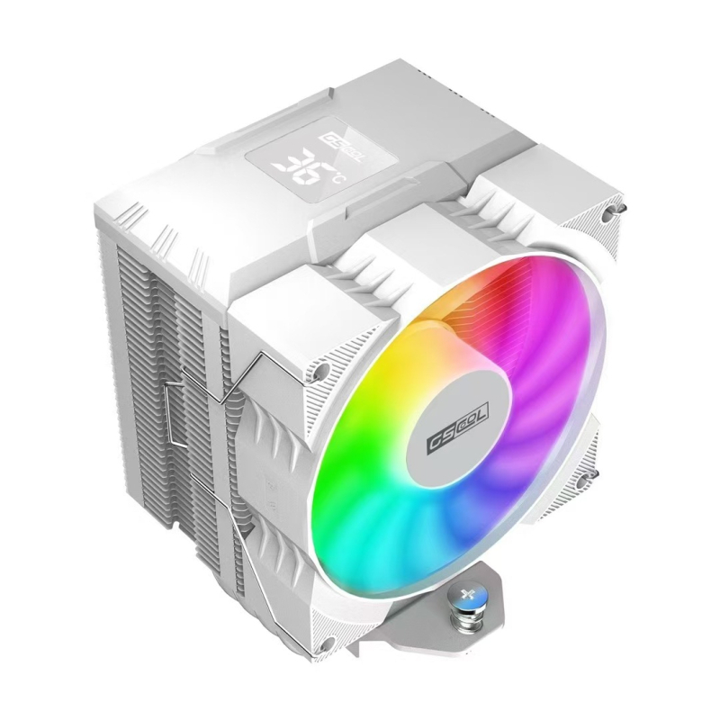 Piiriülene Argb temperatuuri reguleerimine vaikne ventilaator lauaarvuti hostprotsessori temperatuuri digitaalne ekraan õhkjahutusega radiaator