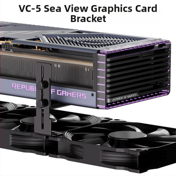 Videokaardi tugiraam merevaatega toa šassii ventilaatori asend fikseeritud metallist reguleeritav kronstein ventilaatori longuse vältimiseks