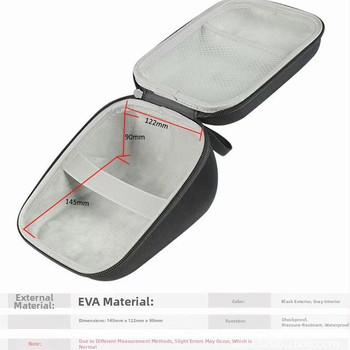 Täppideta märgistamine Omroni digitaalne vererõhumõõtja Eva kosmeetikakott vererõhumõõtja kaitse kõva kestaga Eva hoiukarp