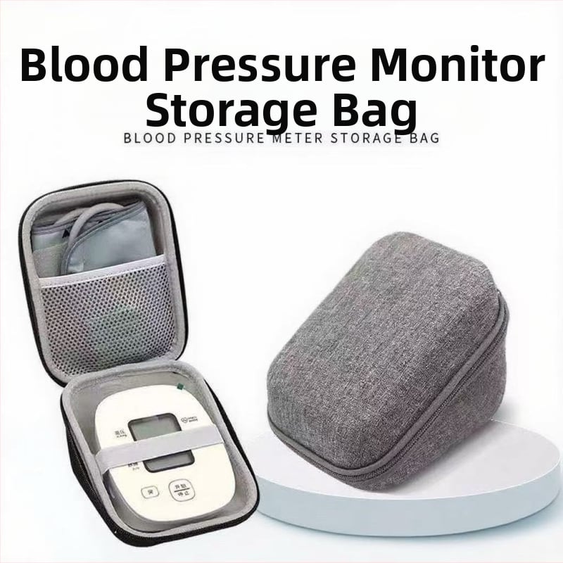 Täppideta märgistamine Omroni digitaalne vererõhumõõtja Eva kosmeetikakott vererõhumõõtja kaitse kõva kestaga Eva hoiukarp