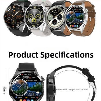 Nutikell Uus GT4pro Top uue meeste multifunktsionaalse veekindla sporditelefoniga, suure ekraaniga, ülipika ooterežiimiga