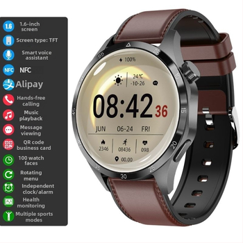 Nutikell Uus GT4pro Top uue meeste multifunktsionaalse veekindla sporditelefoniga, suure ekraaniga, ülipika ooterežiimiga