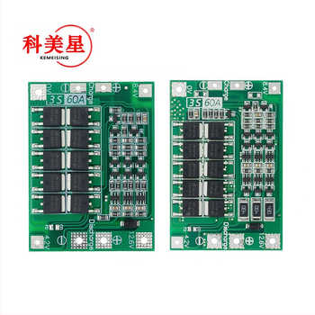 3 stringi 11,1 V 12,6 V 18650 liitiumaku kaitseplaati ekvalaiserriba täiustatud 60 A voolujaotusega pordiga
