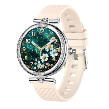 Piiriülene naiste Nx17Pro nutikell Amoled Bluetooth kõne spordi sammulugeja mitme spordiala meelelahutus meeldetuletus