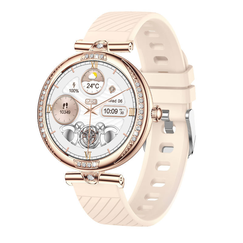 Piiriülene naiste Nx17Pro nutikell Amoled Bluetooth kõne spordi sammulugeja mitme spordiala meelelahutus meeldetuletus