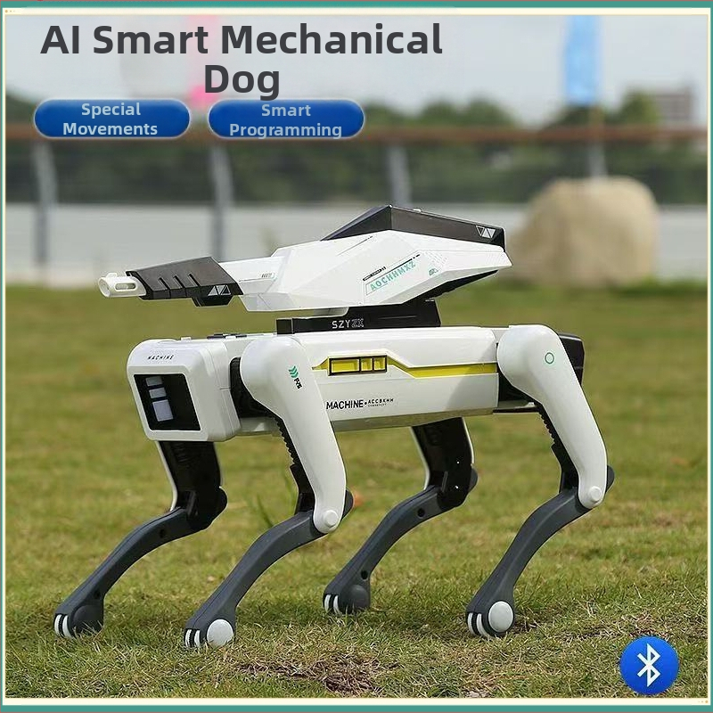 Populārs viedais robotsuns ar augsto tehnoloģiju balss vadīts bērnu rotaļlietu zēns Bioniskais elektriskais mehāniskais sākumskolas skolēns Bērnu diena