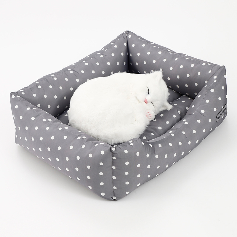 Uus loominguline täpiline ruudukujuline lemmiklooma diivanipesa Four Seasons universaalne kenneli suvine matt kassipesa lemmikloomatarbed