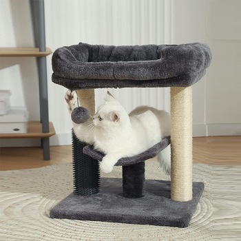 Ενσωματωμένο πλαίσιο αναρρίχησης γάτας και σπιτάκι για γάτες, κρεβάτι γάτας που δεν ρίχνει τρίχωμα, ενσωματωμένο πλαίσιο γάτας, άμεση αποστολή από το εργοστάσιο, αναρρίχηση, ανθεκτικό στις γρατσουνιές και στη φθορά