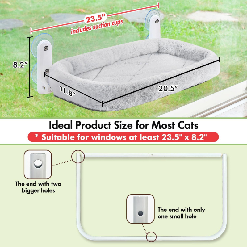 Piiriülene kassi võrkkiik kassi ronimisraami akna iminapaga kokkupandav rippuv rippuv kassipesa kassivoodi kassi võrkkiik hulgimüük