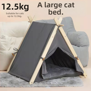 Σκηνή για μεγάλες γάτες, Μπλε σπιτάκι για γάτες, Βίλα για γάτες Ragdoll Internet Celebrity, Καλοκαιρινό χαλάκι για γάτες, Κατάλληλο για όλες τις εποχές