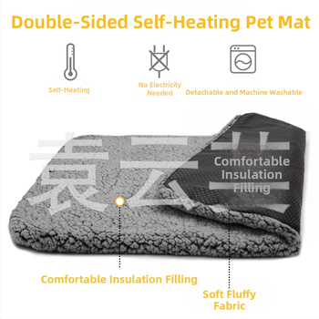 Αυτοθερμαινόμενο μαξιλάρι κατοικίδιων ζώων Amazon, χειμωνιάτικο ζεστό στρώμα γάτας με αντιολισθητικό κάτω μέρος, αποσπώμενο, επαρκές σε απόθεμα
