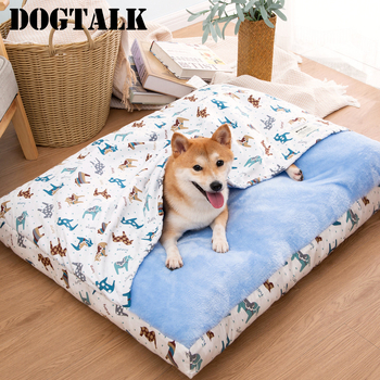 DogTalk koerakuut, soe ja eemaldatav, pestav, Four Seasons universaalne väikeste koerte magamismatt.