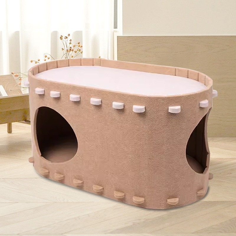 Tengerentúli macskafészek, határokon átnyúló filc macskafészek, népszerű macskafészek, karcálló és dörzsálló, univerzális macskafészek minden évszakra, levehető és mosható